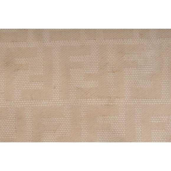 Fendi FF Logo Vintage Zucca Baguette Flap Shoulder Bag Tan Brown Leather Strap - Picture 14 of 16